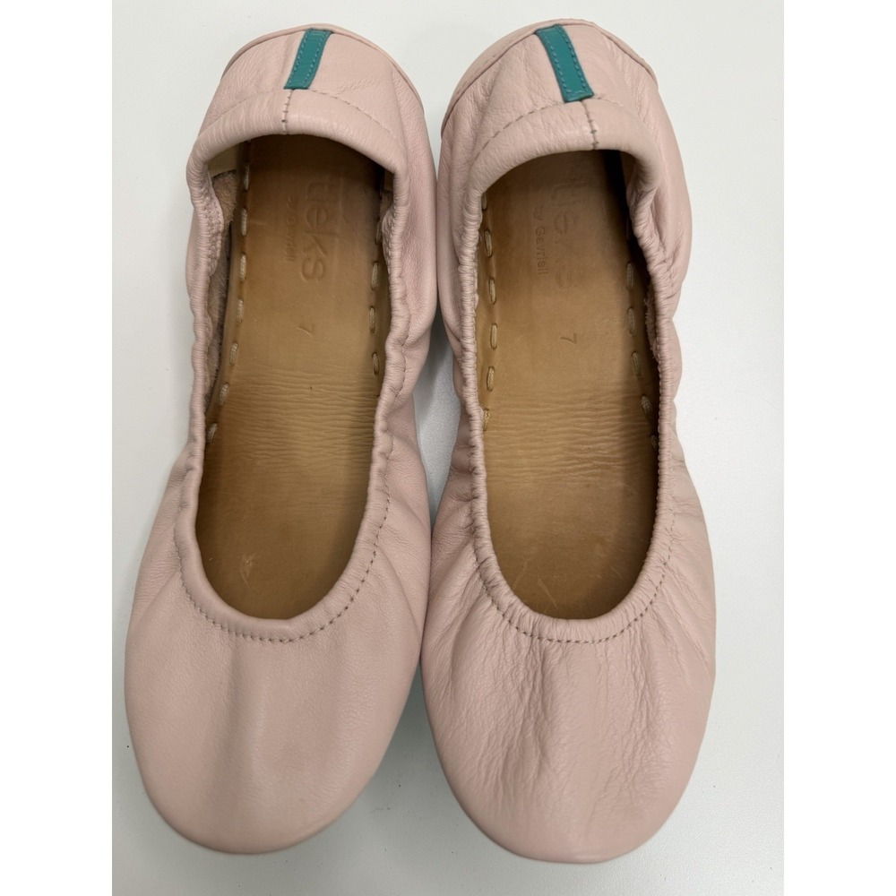 Tieks by Gavrieli Women's Ballerina Pink Leather Foldable Ballet Flats Size 7